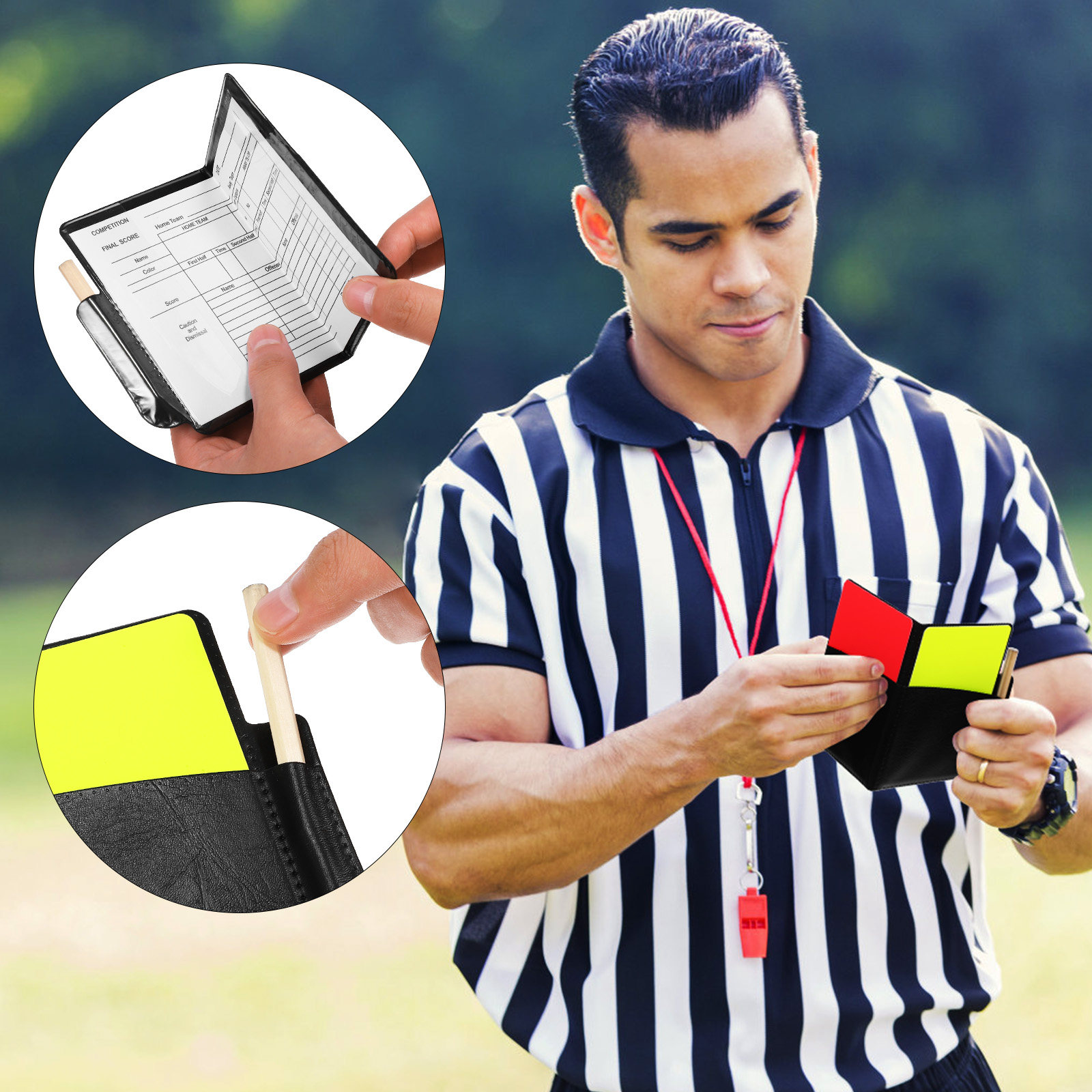 Badminton Score - Set di 2 Cartellini Rossi e