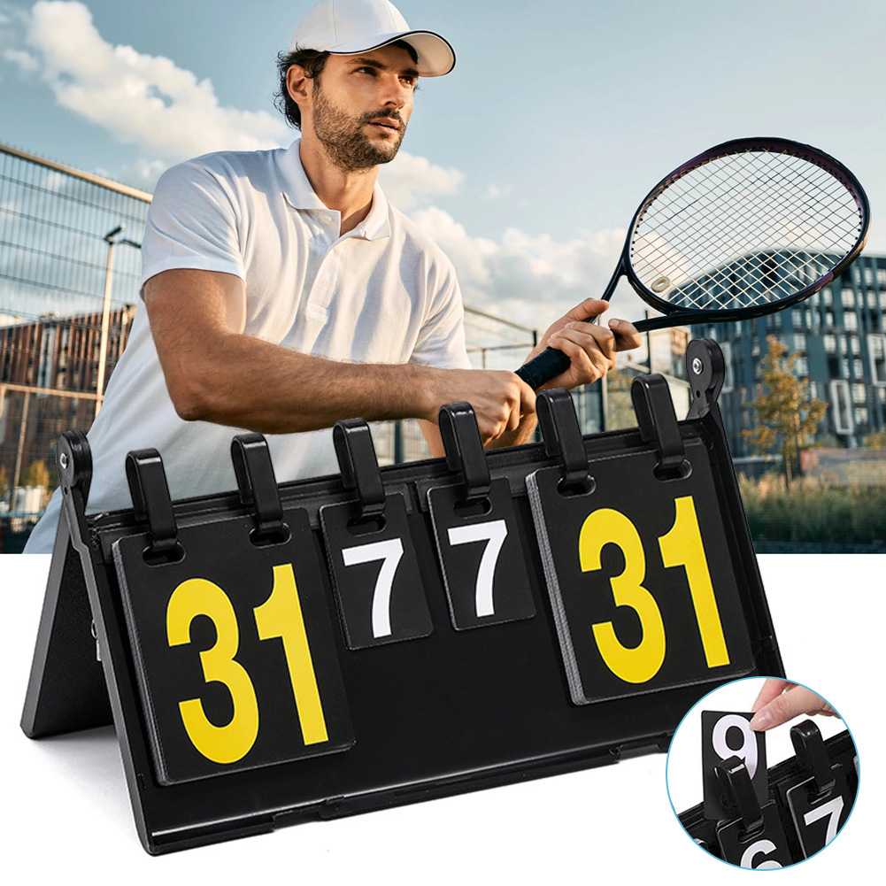 Badminton Score - Flip Segnapunti, Tabellone segnapunti portatile Baskeball