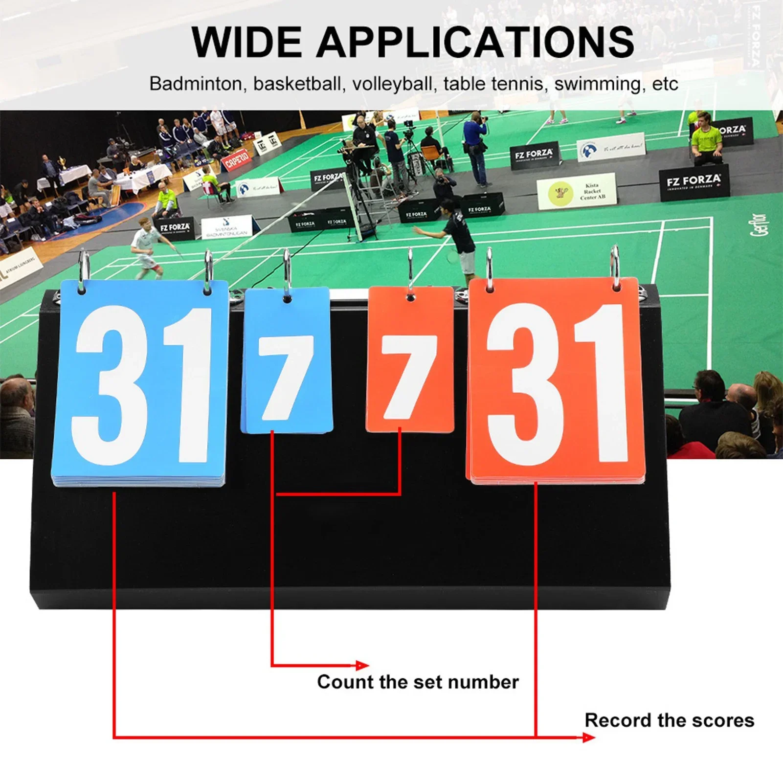 Tabellone segnapunti per compe - Badminton Score recensione e prezzo